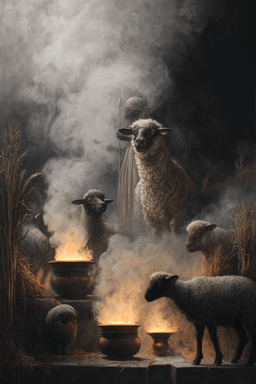 Debate Between Sheep and Grain cover